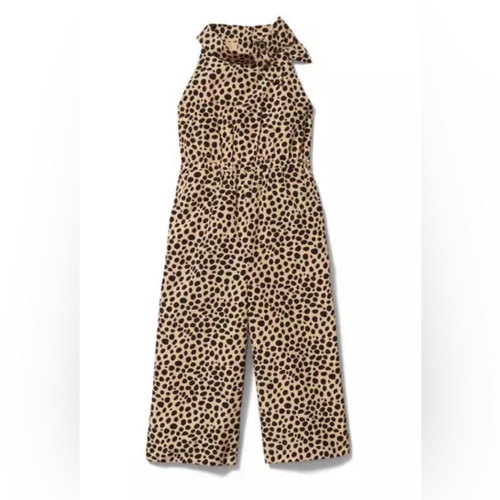 NWT Janie and Jack Leopard Jumpsuit Size 5